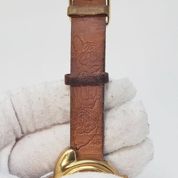 Disney X Timex Dopey Gold Light Brown VTG Watch - Picture 4 of 10